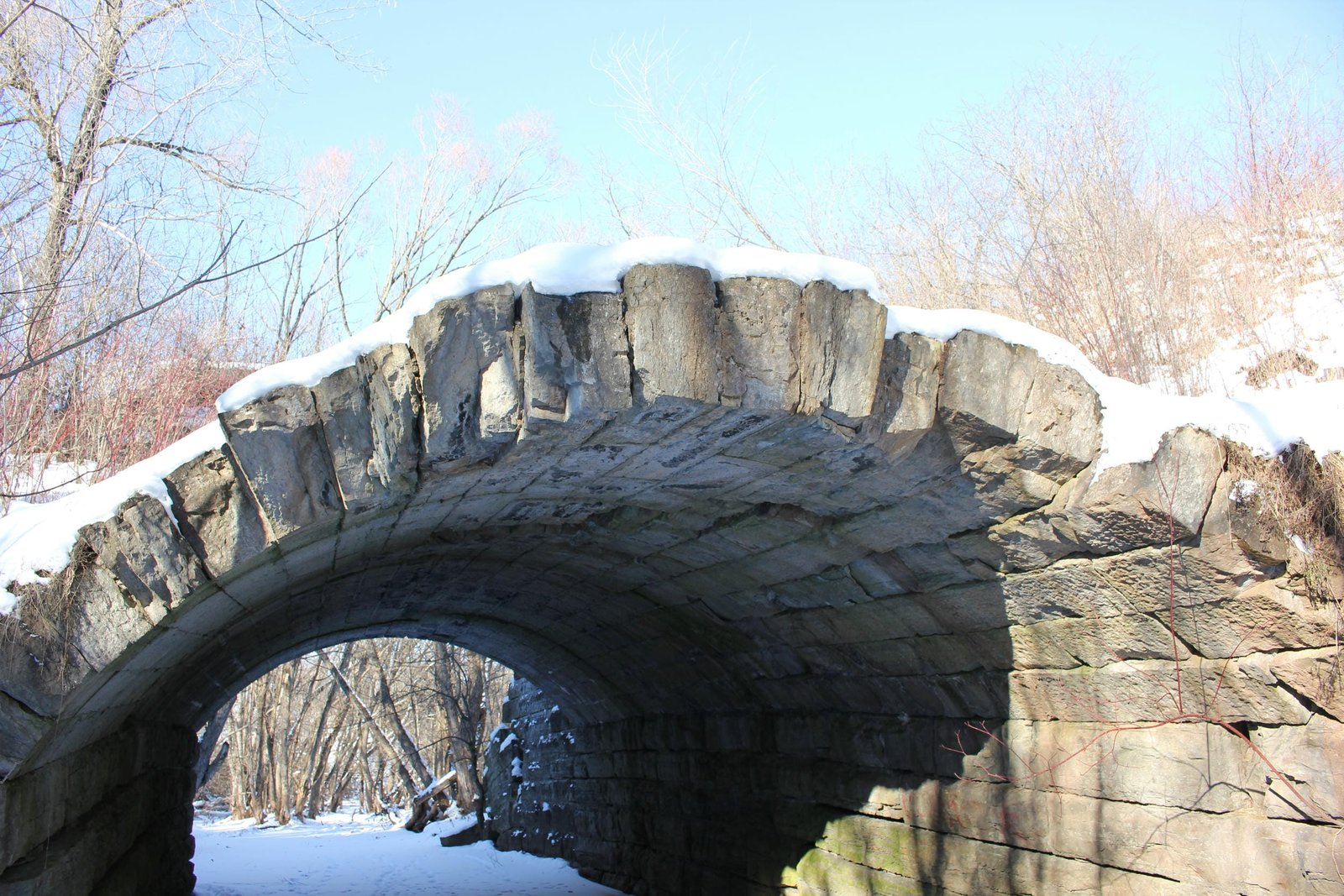 Remaining arch line of north section